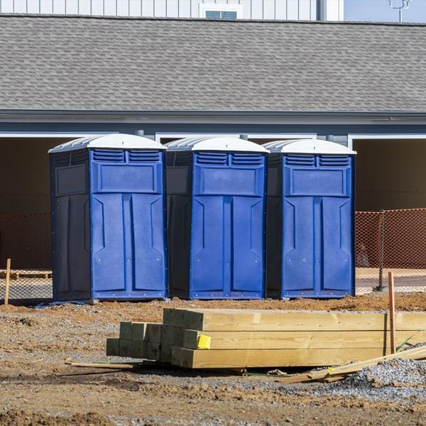 Heavy-duty construction site porta potty in Gary, Indiana